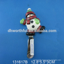 High quality ceramic Christmas snowman butter knife